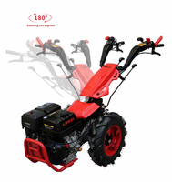 Arado Rotatorio Simple para Recuperación de Tierras de Huertos e Invernaderos con Ancho de 25 cm, para Trabajar Tierras Duras