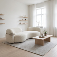 W098 # Canapé combiné moderne haut de gamme de style européen avec structure en bois et rembourrage en mousse pour hôtels, écoles, centres commerciaux et réceptions.