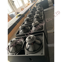 Système de sonorisation pour concerts en plein air LASE B 218 Audio Bass Line Array, double caisson de basses de 18 pouces, puissance de pointe 1600W/3200W, contreplaqué Bric