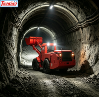 Mini-chargeuse électrique sur roues 0,6 m³ pour le transport souterrain en tunnel compact – Équipement de manutention minier