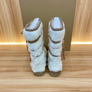 Botas de Nieve para Mujer 2026, Modernas, Personalizadas, de Diseñadores, con Suela Gruesa, Material de Cuero, Cálidas, Transpirables y Ligeras - Product Image 2