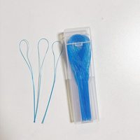 Enfile-fil dentaire orthodontique Luca pour espaces étroits, appareils dentaires, implants, larges espaces entre les dents, en nylon, Too Care