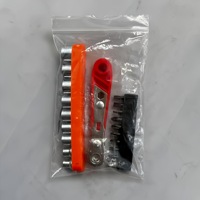 Ensemble de clés à cliquet mini en acier bidirectionnel à 36 dents avec douilles hexagonales et Torx, poignée de tournevis en gros
