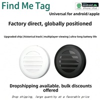 E02 Kompatibel dengan Sistem IOS Android Global Smart untuk Pelacak GPS Gantungan Kunci Plastik Tag Hewan Peliharaan Anjing Dompet Barang Hilang Lithium