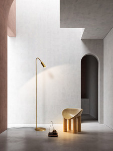 Lampe led autoportante en métal, design moderne, luminaire décoratif d'intérieur, idéal pour un salon, un hôtel ou un médecin k9 - Product Image 4