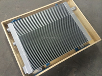 Échangeur de chaleur à plaques et ailettes pour refroidisseur d'huile de moteur de machines de construction, radiateur de transmission hydraulique