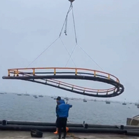 Piège à poulpes en acier inoxydable Genghai, best-seller, cage de pêche de 30 cm de diamètre pour l'aquaculture en eau de mer