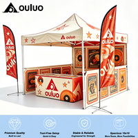 Carpa de Exhibición Comercial con Toldo Impermeable Oxford 420D, Diseño Personalizado, Envío Rápido, Estructura de Aluminio Plegable, Ecológica, para Interiores/Exteriores