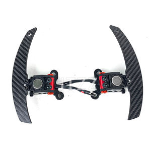 Para Lexus NX GX GS <span class=keywords><strong>ES</strong></span> IS RX RC RCF ISF 250 300 350 F volante deportivo paletas de cambio de fibra de carbono accesorios magnéticos para coche - Product Image 1