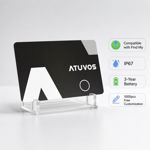 ATUVOS, recordatorio de alarma antipérdida, rastreador de llaves inteligente, buscador de alarma, etiquetas, dispositivo de seguimiento de ubicación para billetera - Product Image 1