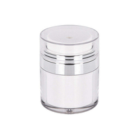 Envase de Crema Cosmética Recargable de Lujo al por Mayor, Material AS, Doble Pared, Bomba sin Aire, Personalizable, 15g 30g 50g, para Crema o Loción