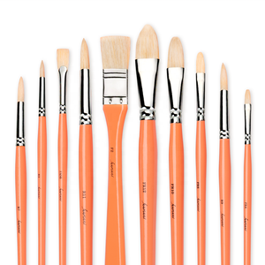 Vander — jeu de <span class=keywords><strong>pinceaux</strong></span> professionnels 10 pièces pour artiste, brosses de <span class=keywords><strong>peinture</strong></span> à l'huile avec boîte en métal - Product Image 3