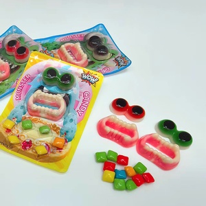 ลูกอมเยลลี่รูปสัตว์ประหลาดน่ารักหลากสีขายส่ง พร้อมลูกอมบับเบิ้ลกัมม์แบบมีเพชร - Product Image 3