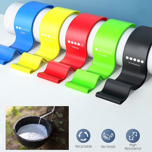 THYFIT Set di Fasce Elastiche di Resistenza con Logo Personalizzato, Confezione da 5 Pezzi, <span class=keywords><strong>per</strong></span> Fianchi, <span class=keywords><strong>Glutei</strong></span>, Esercizi a Casa e in <span class=keywords><strong>Palestra</strong></span> - Product Image 2