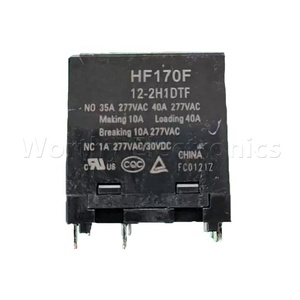 Thành phần điện tử năng lượng mặt trời quang điện <span class=keywords><strong>Relay</strong></span> 12V/24VDC 40A 8Pin hf170f/12-2h1dtf mô-đun tiếp sức - Product Image 1