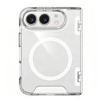 Coque de téléphone transparente magnétique antichoc C0144 pour iPhone Duo