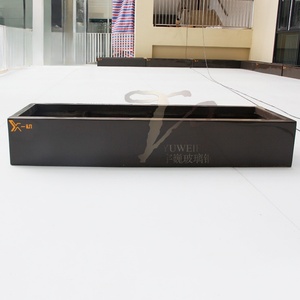 Boîtes à fleurs commerciales rectangulaires extérieures en fibre de verre pour la maison jardin paysage municipal plantation durable maison jardin fleur - Product Image 5