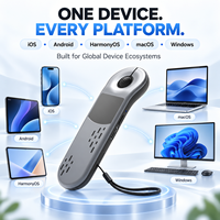 Souris Air Multifonctionnelle, Télécommande de Présentation, Pavé Tactile, Pointeur Laser, Défileur Vidéo, Contrôleur d'Écran pour Bureau et Maison
