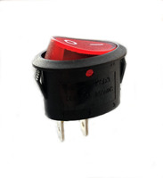 Interrupteur à bascule ovale de couleur rouge T85 avec conformité ROHS 250v 6a