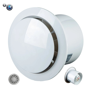 4/6/8 inch cửa sổ hình trụ phòng tắm vắt tường gắn cho nhà bếp nhà vệ sinh quạt thông gió - Product Image 1