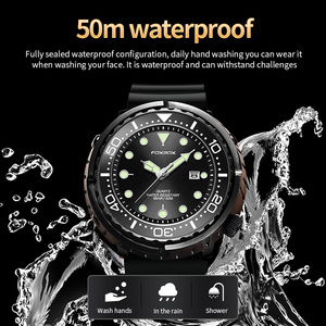 Reloj LIGE FB0024 Luminoso para Hombre, Reloj Deportivo de Silicona de Lujo, Reloj de Cuarzo con Fecha, Cronógrafo, Resistente al Agua, OEM - Product Image 3