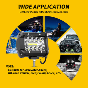 Barra de Luces LED para Automóvil DXZ, de Alta Potencia, Combinación de Haz Puntual e Inundado, de 4'', 7'', 9'', 12'' y 20'' Pulgadas, para Camioneta, Todoterreno, SUV, ATV, 4X4 - Product Image 3