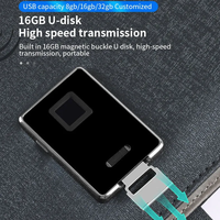 Set Hadiah Perusahaan Buku Harian Kunci Sidik Jari Kustom Dengan Powerbank dan Pengisian Nirkabel Pengisi Daya 8000mAh Notebook
