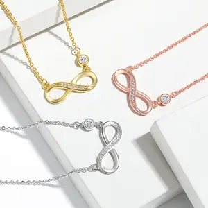 DAIHE 2024 Summer New Love Infinite Necklace Mobius Infinite Symbol Necklace Fashion Women's Jewelry