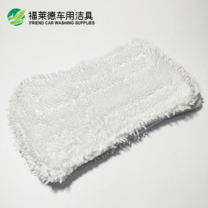 Friend <b>Car</b> Washing Supplies Microfiber <b>Mop</b> Cloth Replacement Pad White 30x17cm Detachable Steam <b>Mop</b> Accessories - Product Image 2