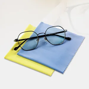 OEM Custom Logo Design Printed Microfiber Lens Screen Polishing Wipe Microfiber Glasses Sunglasses Cleaning Cloth