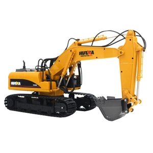 Nouvelle Excavatrice Électrique Huina 1535-1 à l'Échelle 1/14 avec Pince, Véhicule d'Ingénierie Télécommandé, Modèle RC, Voiture Jouet en Alliage sur Chenilles - Product Image 2