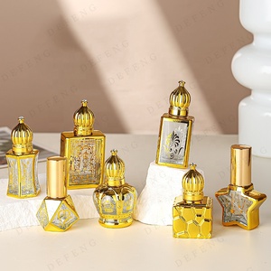 Tùy chỉnh thiết kế 10ml kính cuộn trên chai vàng sáng bóng thủy tinh tinh dầu chai với con lăn thép bóng - Product Image 3