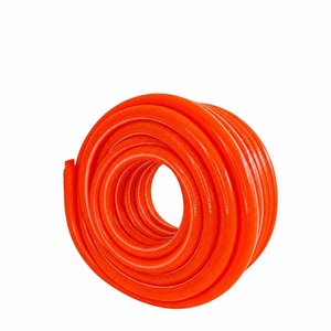 Tuyau d'arrosage de jardin <span class=keywords><strong>en</strong></span> PVC orange renforcé anti-éclatement, flexible, pour irrigation agricole, <span class=keywords><strong>rouleau</strong></span> de 50 m, vente <span class=keywords><strong>en</strong></span> gros - Product Image 1
