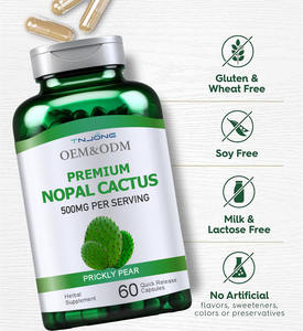 OEM ODM ekstrak pir berduri kapsul kaktus Nopal suplemen alami kapsul kaktus ekstrak - Product Image 5
