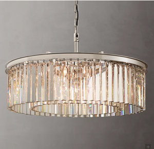2025 Modern Large Custom ized Kronleuchter Wohnzimmer Villa Anhänger, Decken leuchte Luxuriöser runder Kronleuchter <span class=keywords><strong>Rhys</strong></span> 32 - Product Image 3