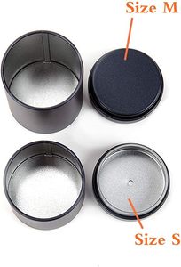 Kitchen Food Storage Container Jar Series for Tea Sugar Coffee <b>Canisters</b> 5 Pieces Metal Bread Bin <b>Sets</b> - Product Image 5