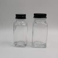 Bouteille en verre transparente pour lait, jus, boissons, 60 ml, 120 ml, 180 ml, pour kombucha, thé, miel, pouding