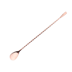 Cuchara de barra de acero inoxidable con logotipo personalizado RTS 27/30/33/40/50cm Swizzle <span class=keywords><strong>Stick</strong></span> para cóctel Bartending Barware Set - Product Image 6