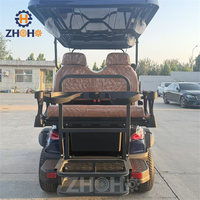 Nouvelle Voiturette de Golf Électrique 4 Places Personnalisée de l'Usine Chinoise – Tendance, Confortable, Batterie Lithium 60V, Certifiée CEE