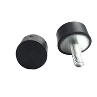 Support anti-vibration silencieux en NBR de type mâle, fabriqué en Chine, avec filetages personnalisés, amortisseur de chocs