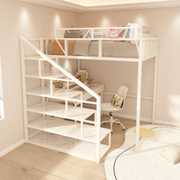 Lit mezzanine à cadre durable Conception de vaisseau spatial du milieu du siècle Visibilité élevée du moteur de recherche pour l'appartement