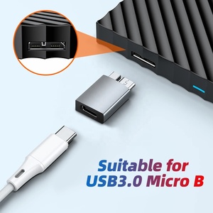 Adaptateur Micro <span class=keywords><strong>B</strong></span> <span class=keywords><strong>USB</strong></span> <span class=keywords><strong>C</strong></span> 3.0 mâle vers Type <span class=keywords><strong>C</strong></span> femelle, connecteur USB3.0 Type-<span class=keywords><strong>C</strong></span> Micro <span class=keywords><strong>B</strong></span> pour disque dur externe, <span class=keywords><strong>c</strong></span>âble HDD - Product Image 3