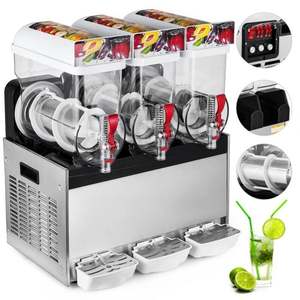Commercial 3-Tank Frozen Drink <b>Slush</b> <b>Ice</b> <b>Machine</b> with Engine and Bearing Core Components - Product Image 2