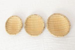 <span class=keywords><strong>Cesta</strong></span> de Bambú Ecológica Tejida a Mano para Frutas y Alimentos, para la Encimera de la Cocina - Product Image 4