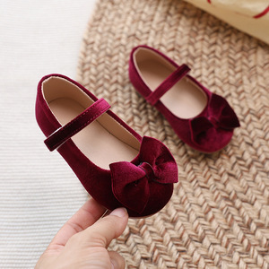 Nuove <span class=keywords><strong>Scarpe</strong></span> Basse da <span class=keywords><strong>Bambina</strong></span> Stile Principessa con Fiocco, Suola in Gomma, per <span class=keywords><strong>Danza</strong></span>, Primavera Autunno - Product Image 3
