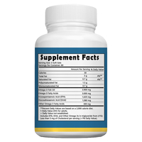 Vente en gros Capsules molles d'huile de poisson pour le soutien du cœur Epa Dha Huile de poisson Omega 3 1000mg Capsule d'huile de poisson pour la santé du cerveau