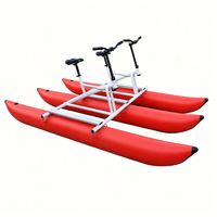 Vélo aquatique gonflable rond à deux places avec cadre en aluminium, adapté aux eaux peu profondes, disponible pour les excursions, de Chine Lumark Direct