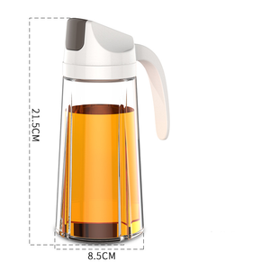 Pot à <span class=keywords><strong>huile</strong></span> de cuisson en verre, pot en acier inoxydable 304 avec couvercle et poignée - Product Image 6