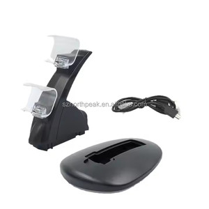 Cho <span class=keywords><strong>PS4</strong></span> Mỏng Gamepad Sạc Trạm Kép USB Gamepad Điều Khiển Sạc Đứng Cho <span class=keywords><strong>PS4</strong></span> Pro Phím Điều Khiển Nhanh Chóng Sạc Dock Ghế - Product Image 6