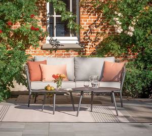 Set di Divani <span class=keywords><strong>e</strong></span> Sedie in Alluminio Staccabili, Design Nordico Durevole per Esterni, Arredamento Casual per Ufficio, Cortile <span class=keywords><strong>e</strong></span> Balcone - Product Image 2